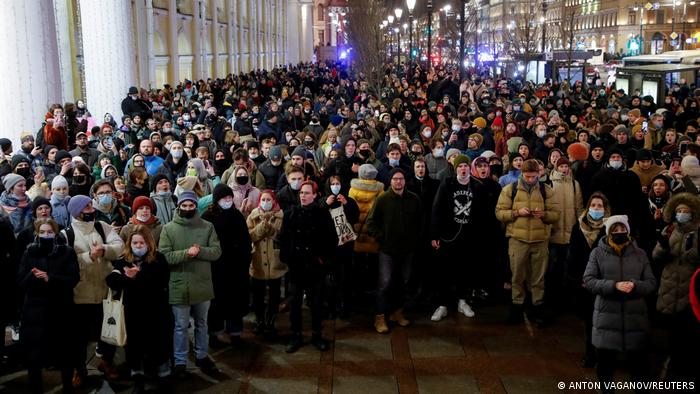 More than 5,000 Russians have been detained following nationwide protests